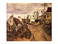 The Village Road, Auvers, c.1872-73 Fine Art Print