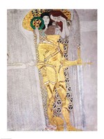 The Knight detail of the Beethoven Frieze Fine Art Print