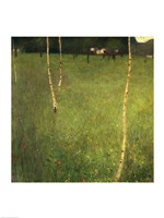 Farmhouse with Birch Trees, 1900 Fine Art Print