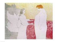 Woman in Bed, Profile - Waking Up, 1896 Fine Art Print