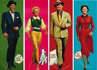 Guys and Dolls Characters Wall Poster