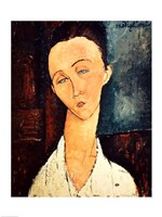 Portrait of Lunia Czechowska, 1918 Fine Art Print