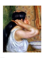 Girl Combing her Hair, 1907 Fine Art Print