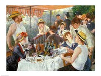 The Luncheon of the Boating Party, 1881 Fine Art Print