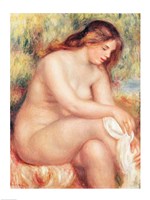 Bather Drying Herself Fine Art Print