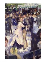 Le Moulin de la Galette (Detail) Fine Art Print