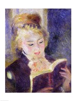 Girl Reading, 1874 Fine Art Print