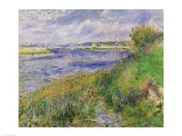 The Banks of the Seine, Champrosay, 1876 Fine Art Print