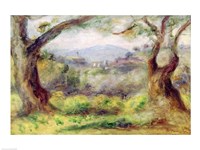 Landscape at Les Collettes, 1910 Fine Art Print
