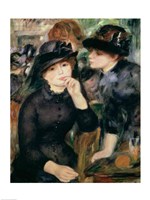 Girls in Black, 1881-82 Fine Art Print