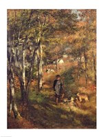 Jules Le Coeur in the Forest of Fontainebleau, 1866 Fine Art Print