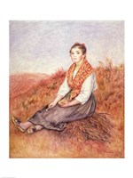 Woman with a bundle of firewood, c.1882 Fine Art Print