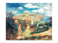 The banks of the Seine at Argenteuil, 1880 Fine Art Print
