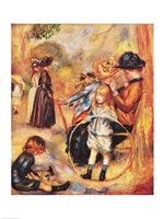 In the Luxembourg Gardens, 1883 Fine Art Print