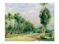 The Road to Versailles at Louveciennes Fine Art Print