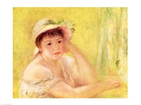 Woman in a Straw Hat, 1879 Fine Art Print