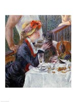 The Luncheon of the Boating Party, 1881 - close up Fine Art Print
