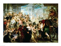 The Rape of the Sabine Women Fine Art Print
