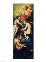 The Medici Cycle: The Three Fates Foretelling the Future of Marie de Medici Fine Art Print