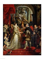 The Proxy Marriage of Marie de Medici Fine Art Print