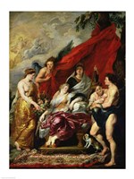 The Birth of Louis XIII Fine Art Print