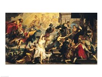 The Apotheosis of Henri IV and the Proclamation of the Regency of Marie de Medici Fine Art Print