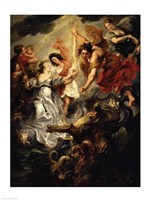 The Reconciliation of Marie de Medici and her son by Peter Paul Rubens - various sizes