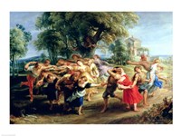 A Peasant Dance Fine Art Print