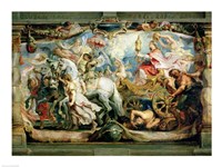 The Triumph of the Church over Fury, Hatred and Discord Fine Art Print