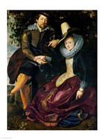 Self portrait with Isabella Brandt Fine Art Print