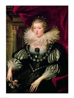 Portrait of Anne of Austria - detail Fine Art Print