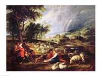 Landscape with a Rainbow Fine Art Print