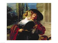 The Garden of Love (detail) Fine Art Print