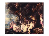 Nymphs and Satyrs Fine Art Print