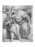 The Prophet Ezekiel, after Michangelo Buonarroti Fine Art Print