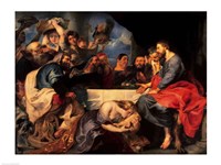 Feast in the house of Simon the Pharisee, c.1620 Fine Art Print