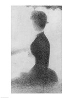Study for Sunday Afternoon on the Island of La Grande Jatte (seated woman detail) by Georges Seurat - various sizes