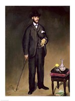 Theodore Duret by Edouard Manet - various sizes