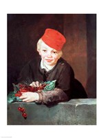 The Boy with the Cherries, 1859 Fine Art Print