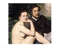 Dejeuner sur l'Herbe, 1863 (seated couple) Fine Art Print