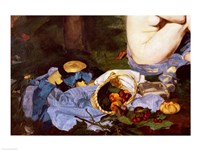Dejeuner sur l'Herbe, 1863, (fruit basket detail) Fine Art Print