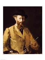 Self Portrait with a Palette Fine Art Print