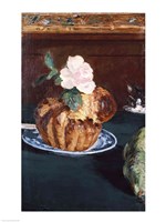 Still Life with Brioche, c.1880 Fine Art Print