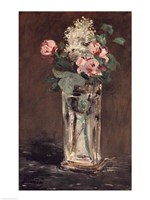 Flowers in a Crystal Vase Fine Art Print