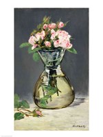 Moss Roses in a Vase, 1882 Fine Art Print