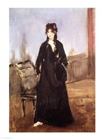 Portrait of Berthe Morisot Fine Art Print