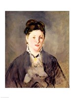 Portrait of Madame Manet Fine Art Print