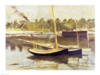Study of a boat at Argenteuil, 1874 Fine Art Print