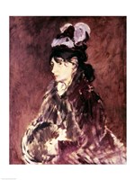 Portrait of Berthe Morisot - side view Fine Art Print