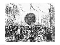 The Balloon, 1862 Fine Art Print